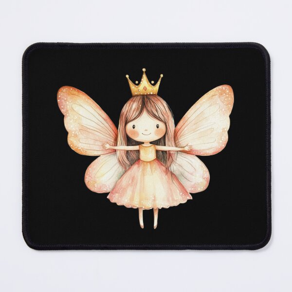 Item preview, Adorable Fairy Princess with Crown designed and sold by foundthenat.