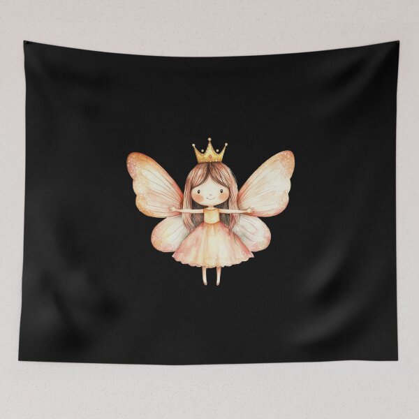 Item preview, Adorable Fairy Princess with Crown designed and sold by foundthenat.