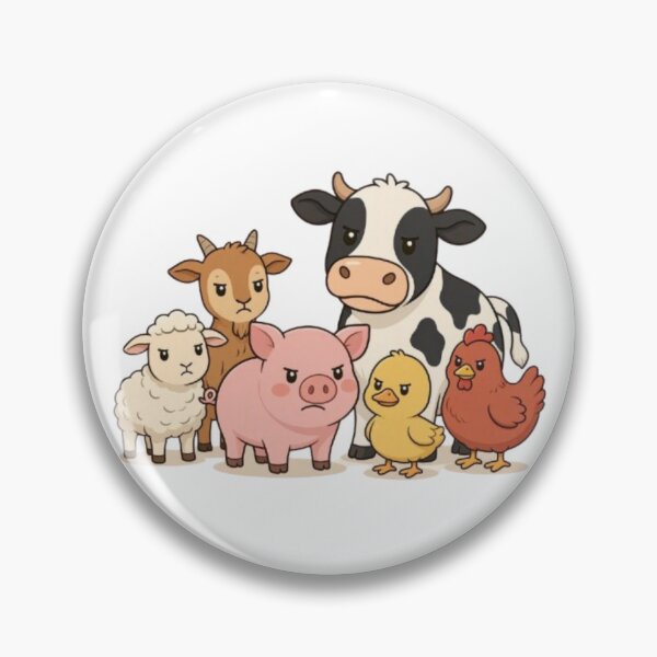 Item preview, Cute Farm Animals – Rustic Country Farm Art designed and sold by Designflex90.