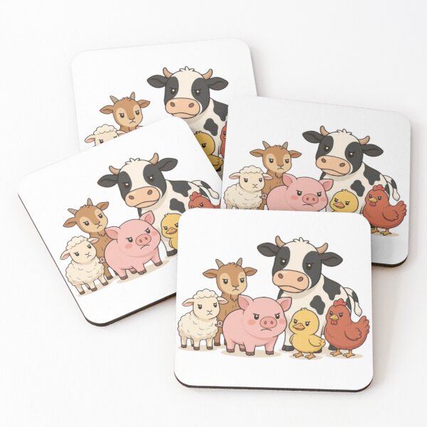 Item preview, Cute Farm Animals – Rustic Country Farm Art designed and sold by Designflex90.