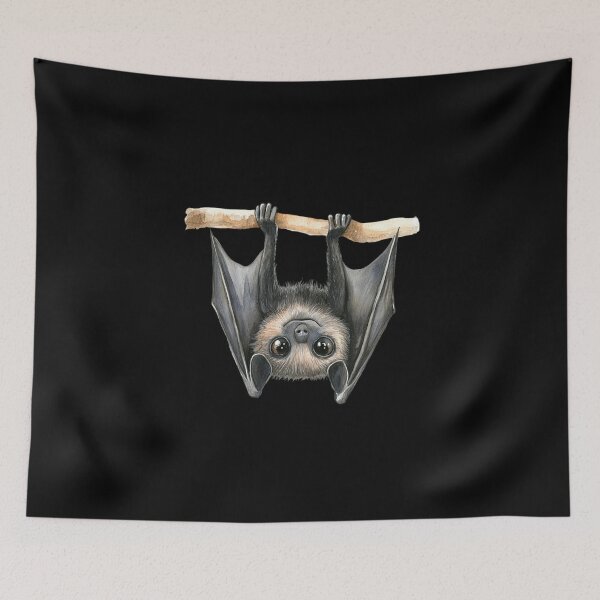 Item preview, Cute Bat Hanging on Branch designed and sold by foundthenat.