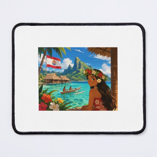 Item preview, Paradise of French Polynesia designed and sold by TerraPost.