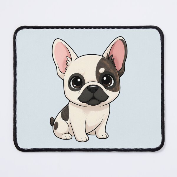 Item preview, Cute Pied French Bulldog Puppy – Adorable Chibi Frenchie designed and sold by FloreDreamStudio.
