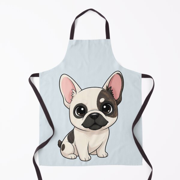 Item preview, Cute Pied French Bulldog Puppy – Adorable Chibi Frenchie designed and sold by FloreDreamStudio.