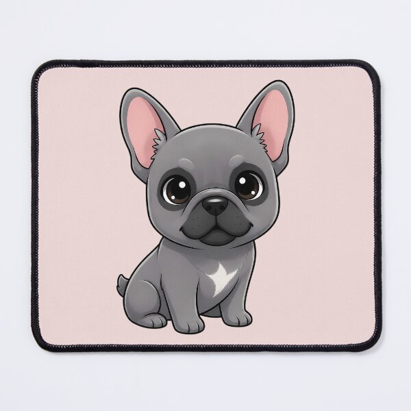 Item preview, Cute Blue French Bulldog Puppy – Adorable Chibi Frenchie designed and sold by FloreDreamStudio.