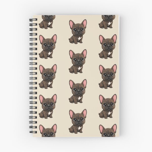 Item preview, Cute Brindle French Bulldog Puppy – Adorable Chibi Frenchie designed and sold by FloreDreamStudio.