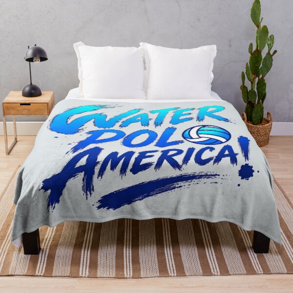Item preview, Water Polo America! Electric Blue Sports Design designed and sold by The-Drip-Studio.