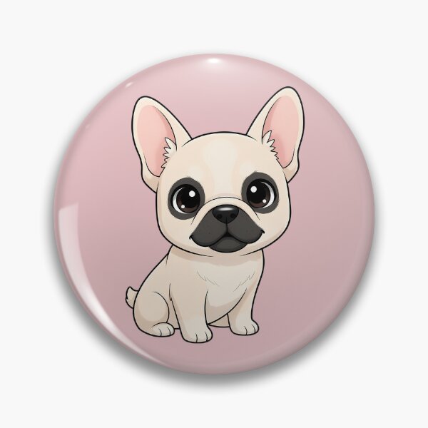 Item preview, Cute Cream French Bulldog Puppy – Adorable Chibi Frenchie designed and sold by FloreDreamStudio.