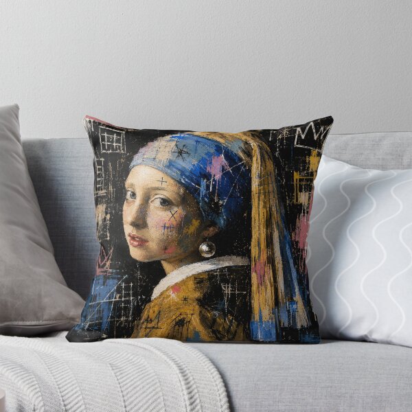Item preview, Girl with a Pearl Earring – Neo Expressionist Street Art designed and sold by Boreal Apparel.