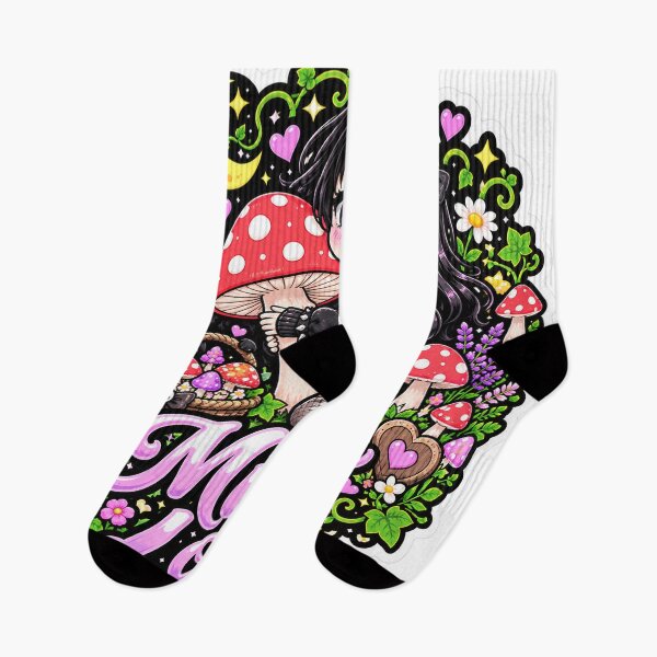 Item preview, Mush Love Goth Girl Sticker designed and sold by AnnekeJordaan.