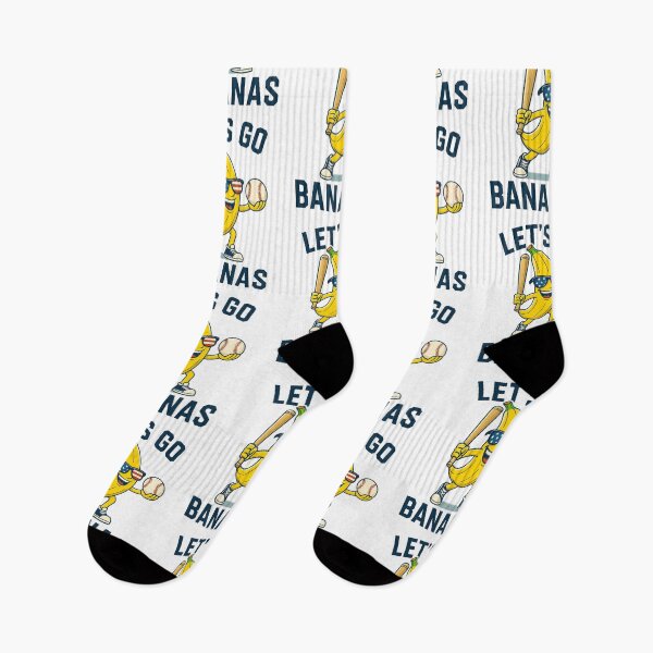 Item preview, Funny Banana Baseball Cartoon – Let’s Go Bananas Softball USA Sports Fan Design designed and sold by 519xdesign.