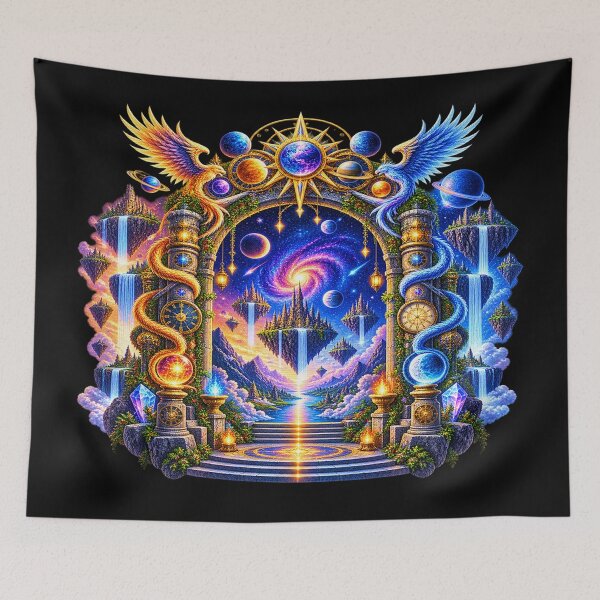 Item preview, Astral Phoenix Portal – Guardians of the Cosmic Realm designed and sold by TroviTutto.