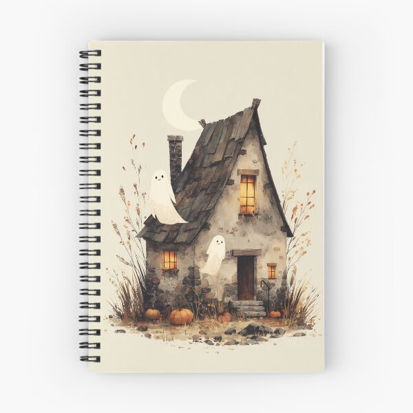Item preview, Moonlit Haunted Cottage designed and sold by Helenaphotoart.