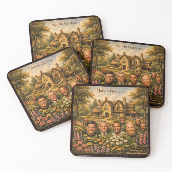 Item preview, Marvin Gardens: The Legendary Marvins Blooming in Rockwell Warmth designed and sold by Rick London Gifts.