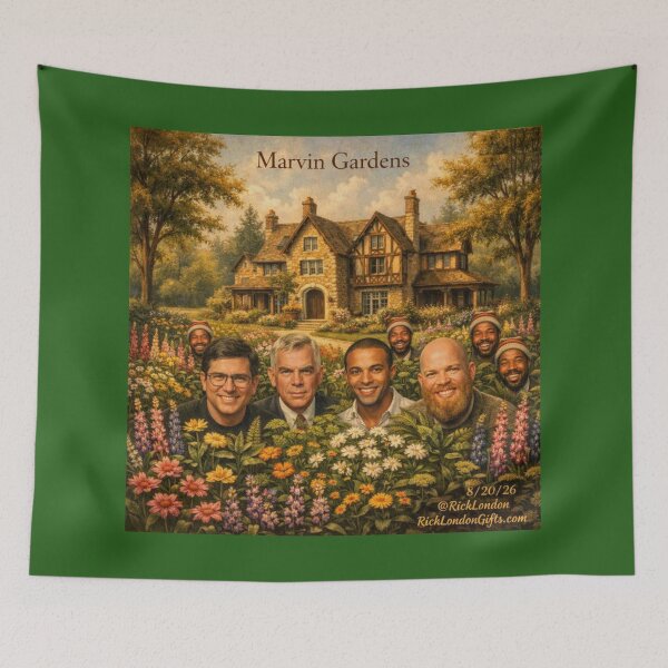 Item preview, Marvin Gardens: The Legendary Marvins Blooming in Rockwell Warmth designed and sold by Rick London Gifts.