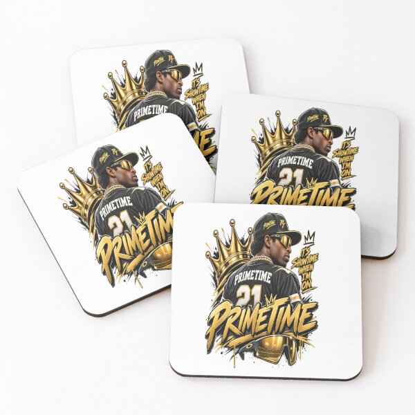 Item preview, Primetime Football King #21 – Black  Gold Crown Retro Sports Design designed and sold by CatLovers Studio.