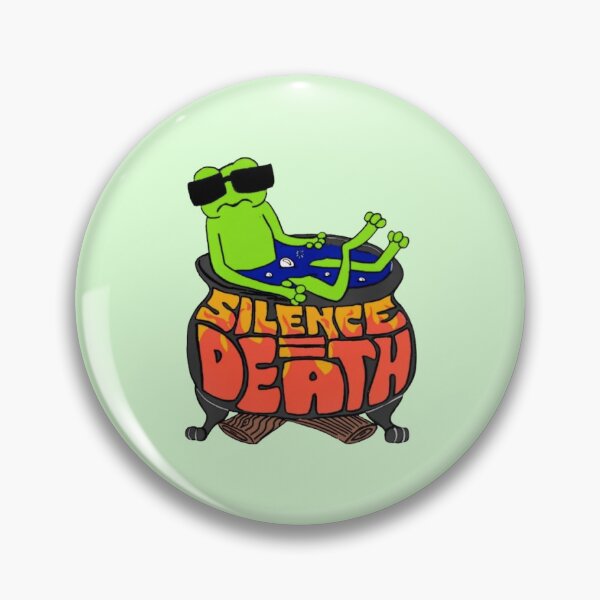 Item preview, Silence = Death Frog designed and sold by Chaotic Goods.