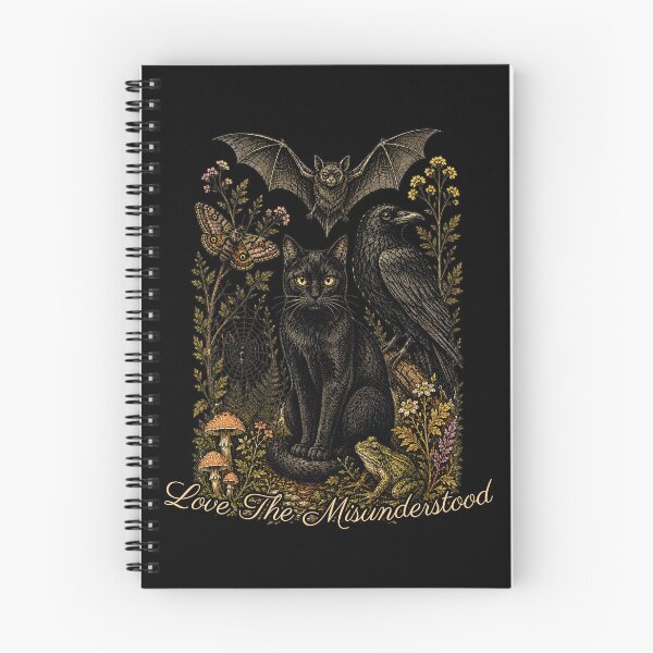 Item preview, Love The Misunderstood Black Cat Raven Bat designed and sold by GibasVisuals.