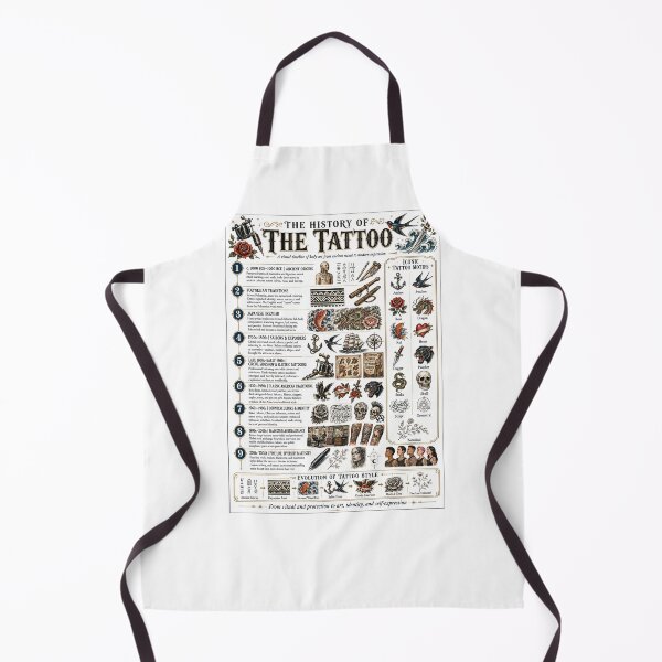 Item preview, The History of the Tattoo – Illustrated Tattoo Art Timeline designed and sold by PIXEL POP DESIGNS - Beyond the Norm!.