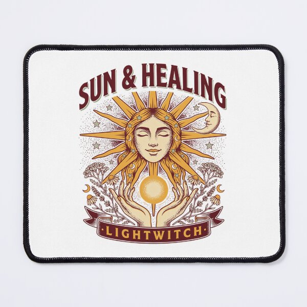 Item preview, Lightwitch Sun and Healing Halloween Design Graphic Tee v1 designed and sold by DarylWelsh2024.
