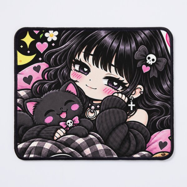 Item preview, Cozy But Cute Goth Girl Sticker designed and sold by AnnekeJordaan.