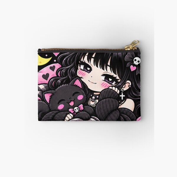 Item preview, Cozy But Cute Goth Girl Sticker designed and sold by AnnekeJordaan.