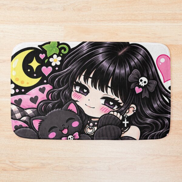 Item preview, Cozy But Cute Goth Girl Sticker designed and sold by AnnekeJordaan.