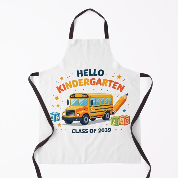 Item preview, Hello Kindergarten Class of 2039 School Bus Kids Design designed and sold by Khokha80.