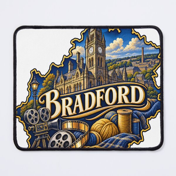 Item preview, Bradford England City Heritage Illustration designed and sold by GraffiCity.