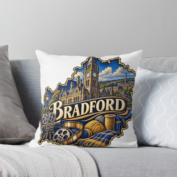 Item preview, Bradford England City Heritage Illustration designed and sold by GraffiCity.