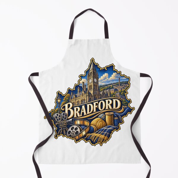Item preview, Bradford England City Heritage Illustration designed and sold by GraffiCity.