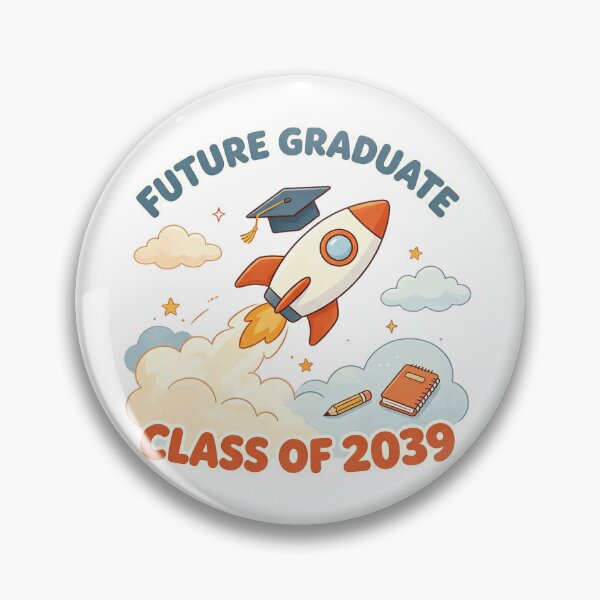 Item preview, Future Graduate Class of 2039 Rocket Space Kindergarten Design   designed and sold by Khokha80.