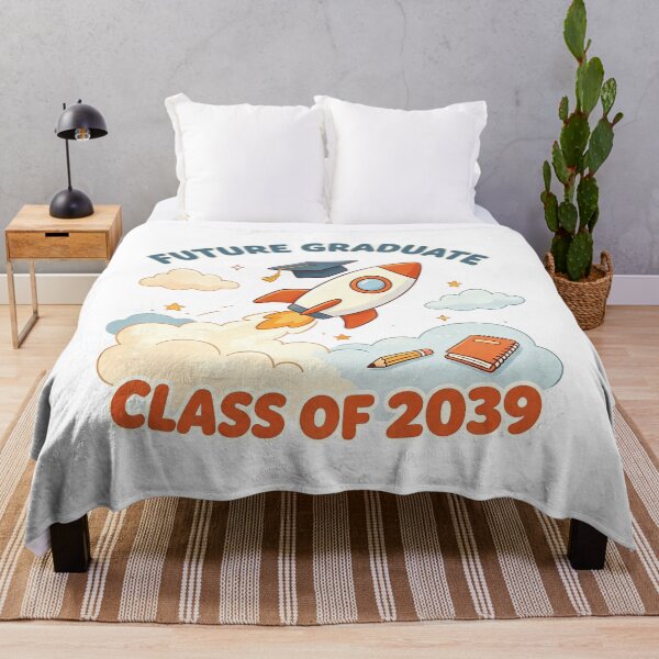 Item preview, Future Graduate Class of 2039 Rocket Space Kindergarten Design designed and sold by Khokha80.