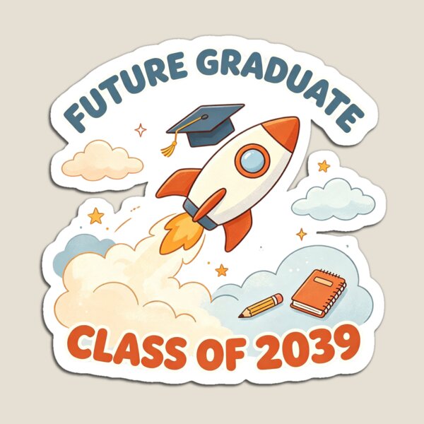 Item preview, Future Graduate Class of 2039 Rocket Space Kindergarten Design   designed and sold by Khokha80.