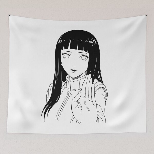 Item preview, Minimalist Hyuga Princess Line Art designed and sold by Zyphero.