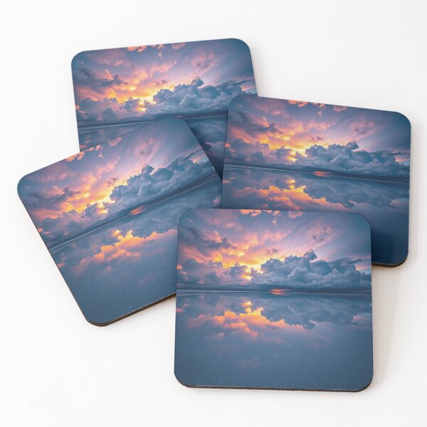 Item preview, Vibrant Sunset Sky Water Reflection designed and sold by IntelliMindDesigns.