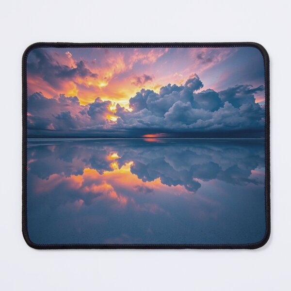 Item preview, Vibrant Sunset Sky Water Reflection designed and sold by IntelliMindDesigns.