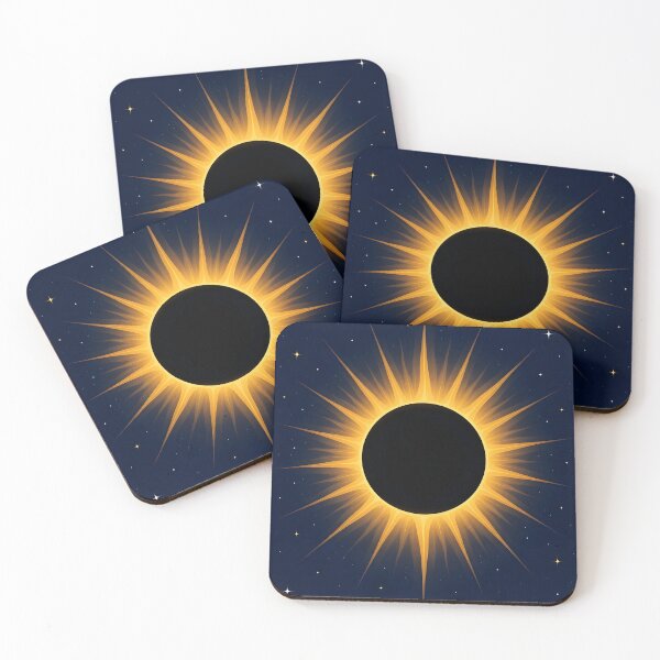 Item preview, Minimalist Solar Eclipse Totality Graphic Vector designed and sold by ASN STUDIO.