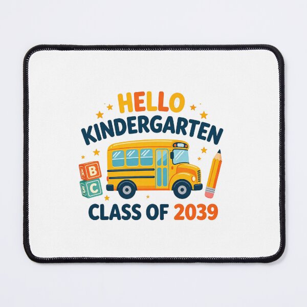 Item preview, Hello Kindergarten Class of 2039 School Bus Kids Design designed and sold by Khokha80.
