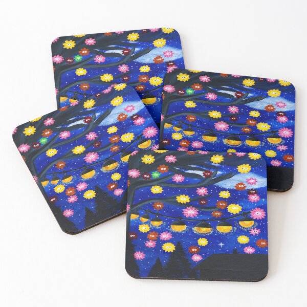 Item preview, Whimsical Soot Sprites Night Painting designed and sold by AnnekeJordaan.