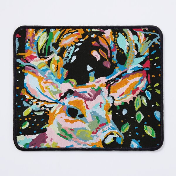 Item preview, Enchanted Stag Acrylic Painting designed and sold by AnnekeJordaan.