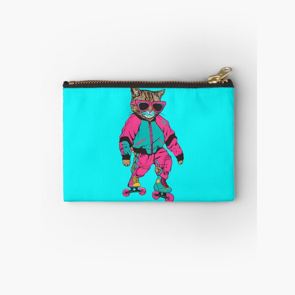 Item preview, 80s Retro Roller Skating Cat designed and sold by Structure-Blue.