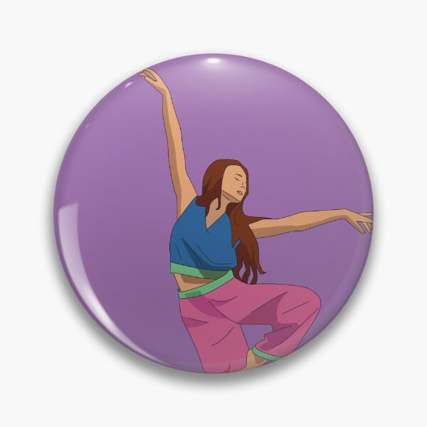 Item preview, beautiful lyrical dancer illustration designed and sold by clawinyourback.
