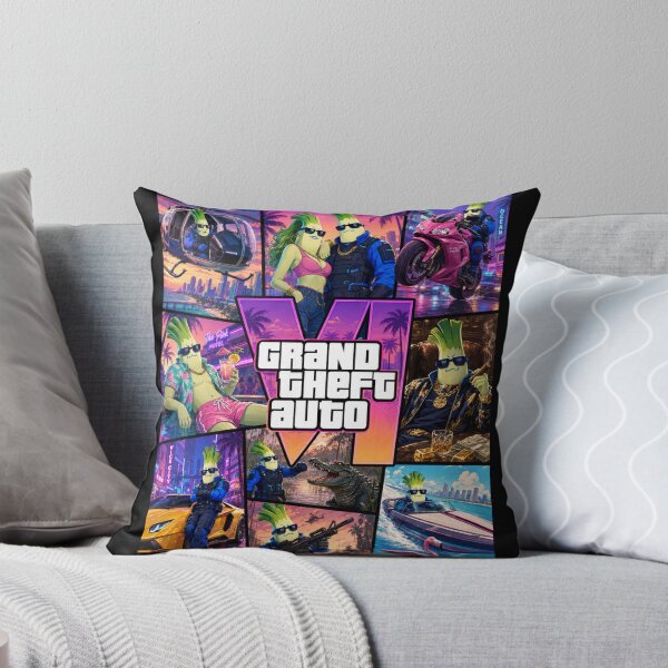 Item preview, Grand Theft Veggie – Neon Parody Shirt-cyberleak designed and sold by Attenea.