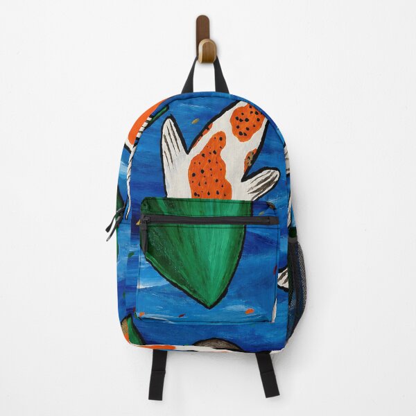 Item preview, Koi Pond Serenity Acrylic Painting designed and sold by AnnekeJordaan.