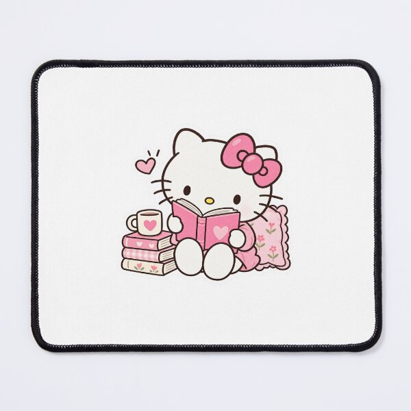 Artikelvorschau, Hello Kitty liest vor entworfen und verkauft von Jadedoodle.