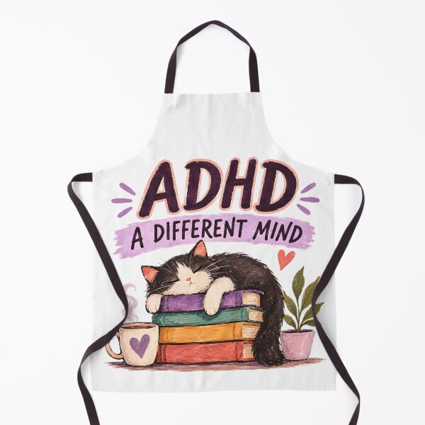 Item preview, ADHD A Different Mind cute cozzy Cat Lover Quote designed and sold by Marti’s Shop Corner.