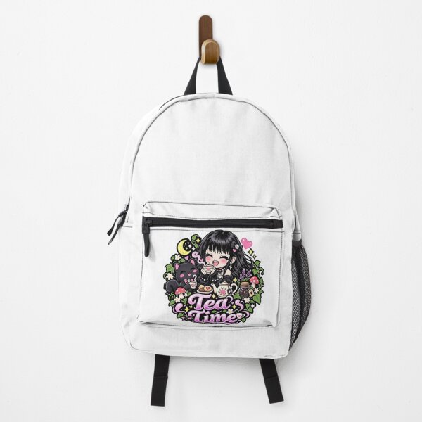 Item preview, Goth Cottagecore Girl Tea Time designed and sold by AnnekeJordaan.
