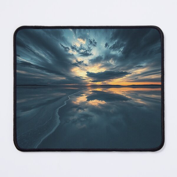 Item preview, Moody Cloud Water Reflection Landscape designed and sold by IntelliMindDesigns.