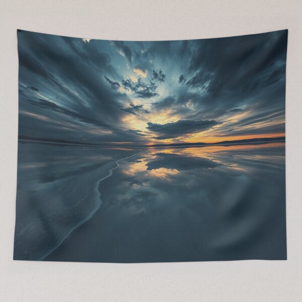 Item preview, Moody Cloud Water Reflection Landscape designed and sold by IntelliMindDesigns.
